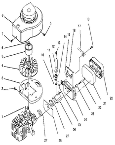 Part Location Diagram of 614702 Lawn Boy Screw